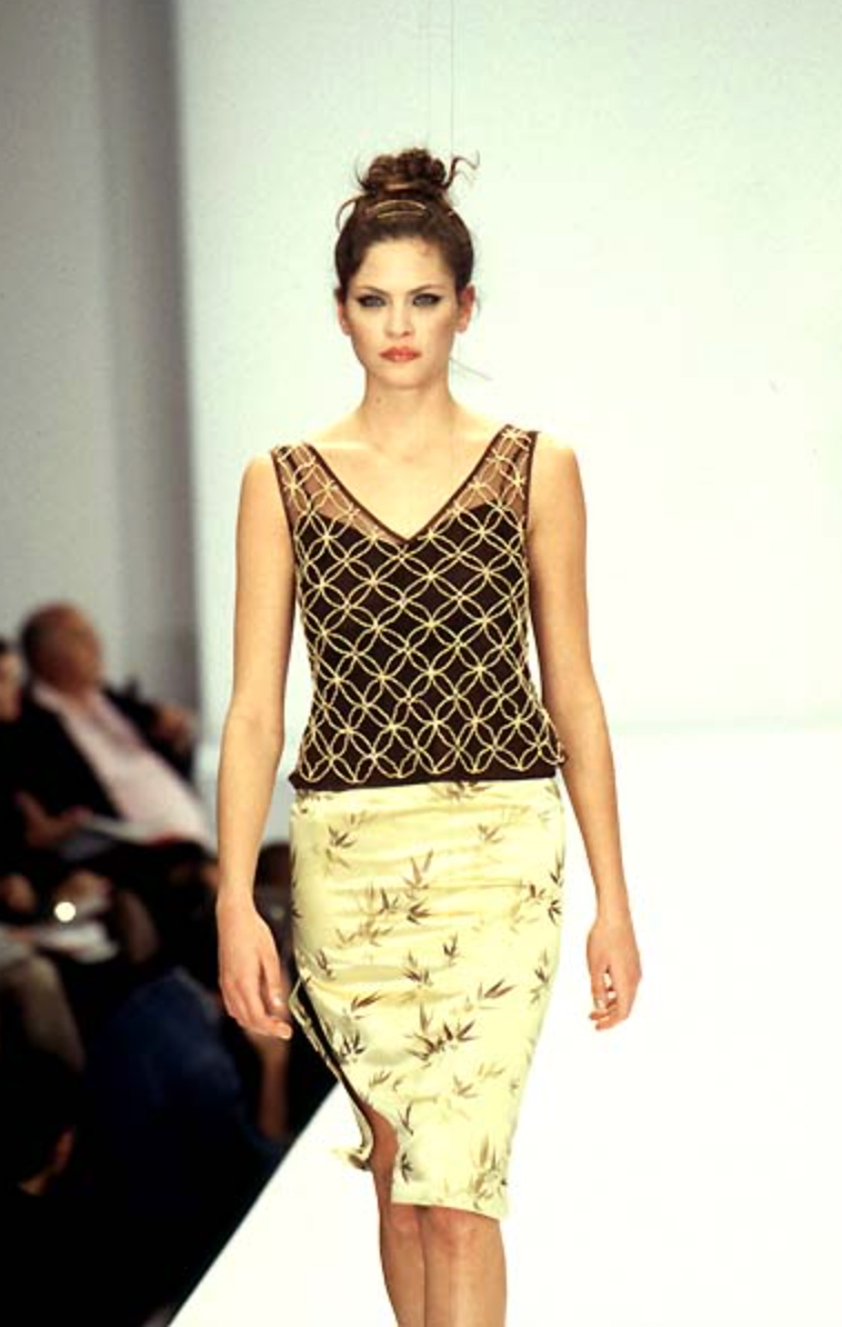*rare* vivienne tam spring summer 1997 two piece ensemble