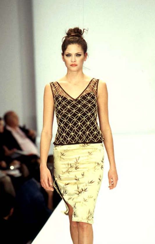 *rare* vivienne tam spring summer 1997 two piece ensemble