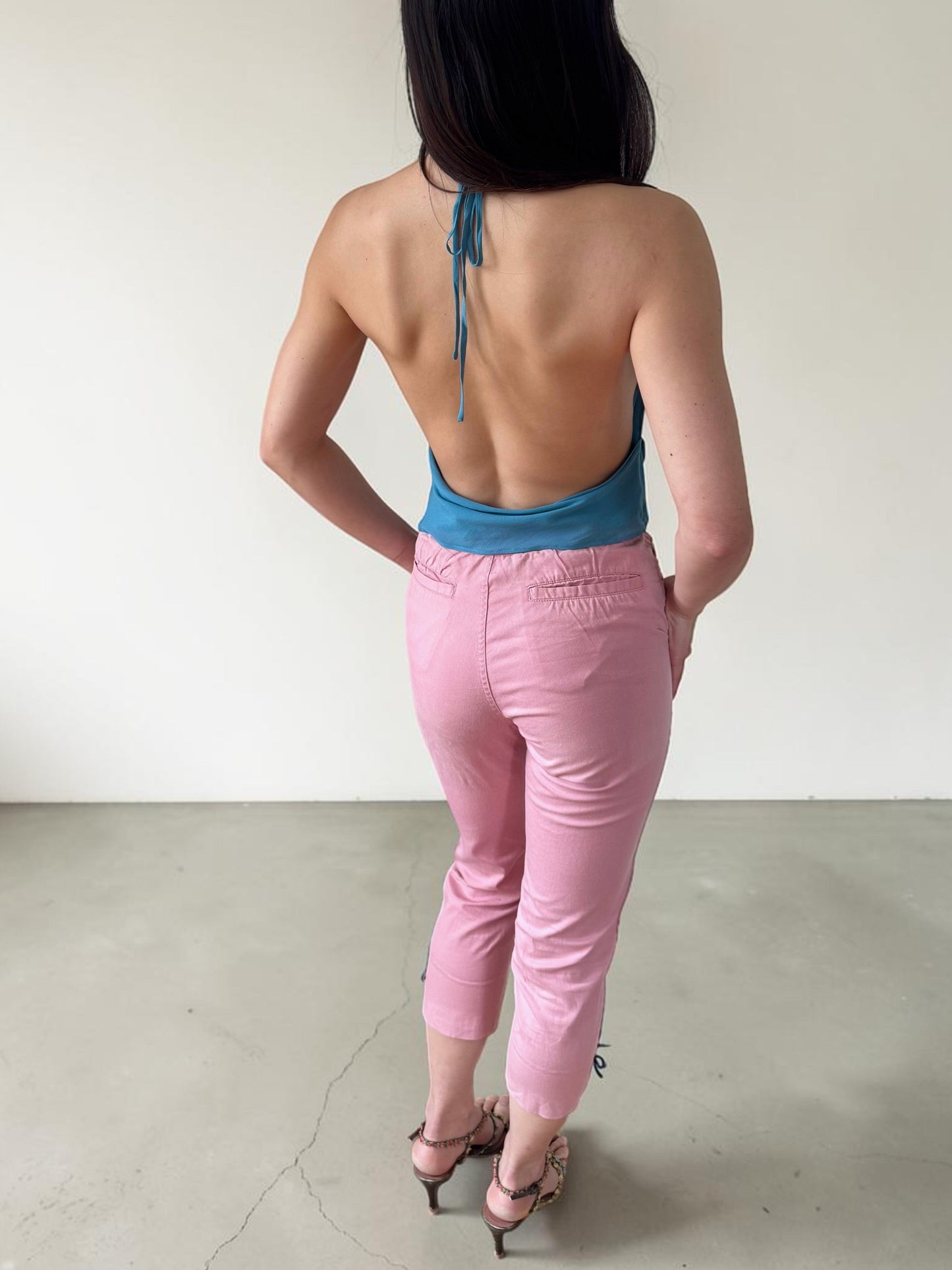 gucci s/s 2000 pink capris