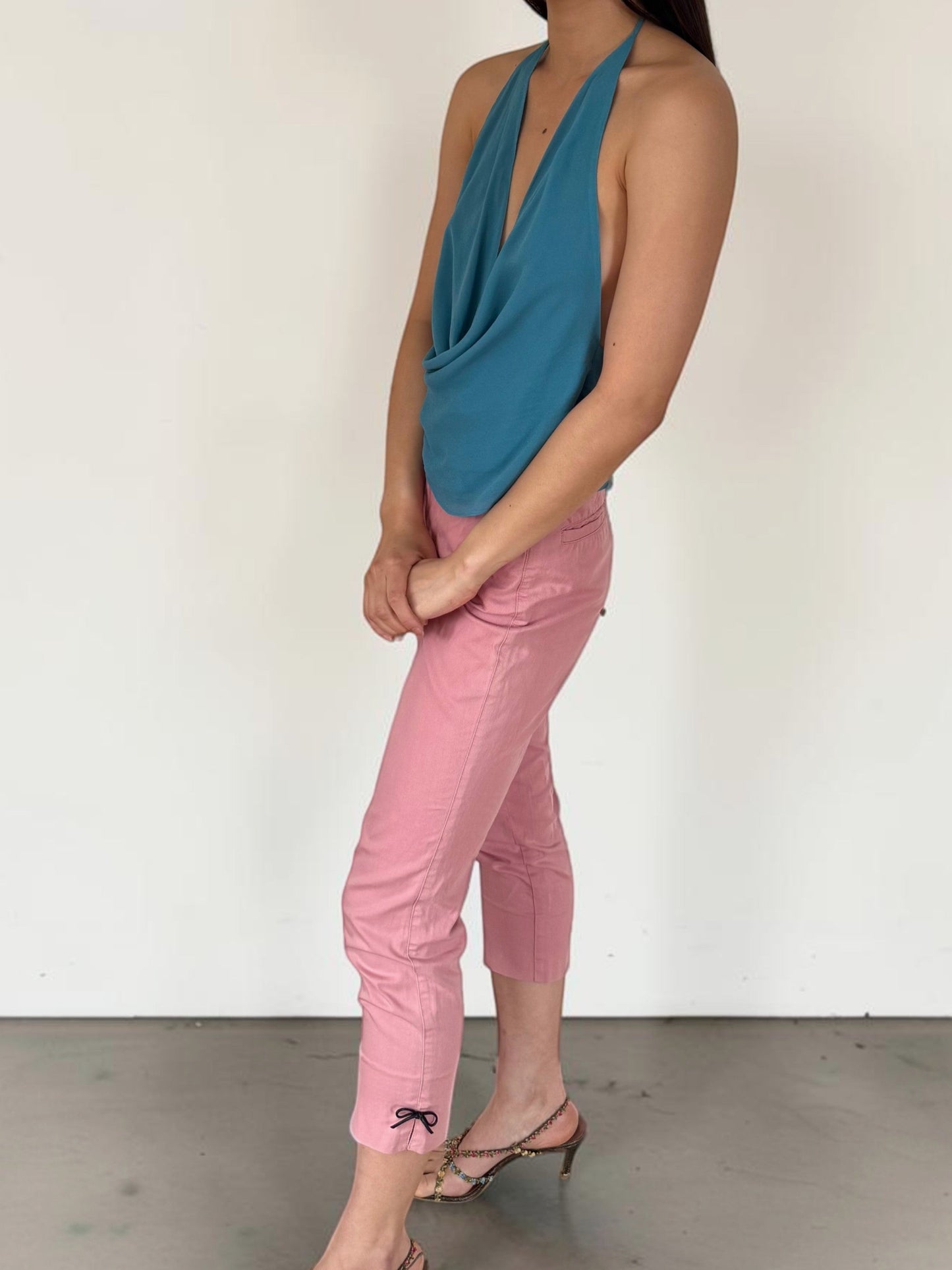 gucci s/s 2000 pink capris